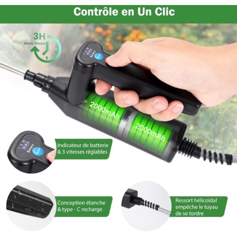 VITO - Pulvérisateur De Jardin 8L Produits Corrosifs, Alcalins