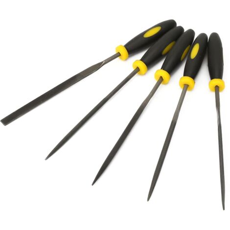 Limas Acier Râpe Bois Ensemble De Limes Plates Assorties Pratiques Limas De Métal (3 140mm) (1/5)