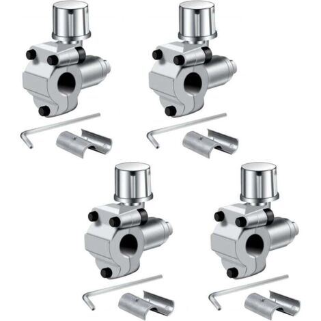 Valves de piercing BPV-31 pour réfrigérateur de climatisation - compatibles avec les tuyaux de 1/4, 5/16, 3/8", remplace BPV31, BPV31D, GPV14, GPV31, GPV38, GPV56, MPV31/paquet de 4