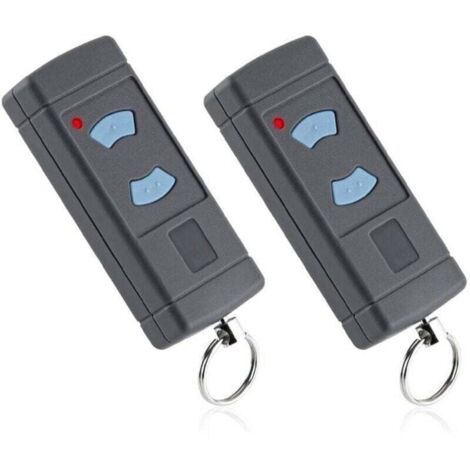 2pcs Télécommande de porte de garage 868 MHz pour Hormann HSE2-868, HSM4-868, HS4-868, HS1-868, HSM2-868, compatible avec les ouvre-portes de garage portables GARADOR Promatic. Bouton bleu universel. (1/5)