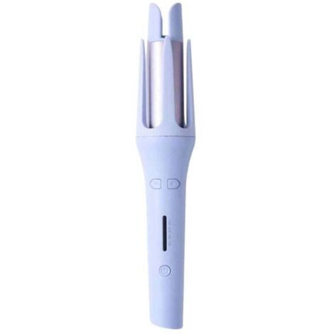 Fer à friser Automatique pour cheveux 32mm, Grandes boucles, Boucleur a Cheveux avec 3 températures réglables Chauffage rapide, 360 °Tournez le bigoudi pour cheveux longs(bleu)
