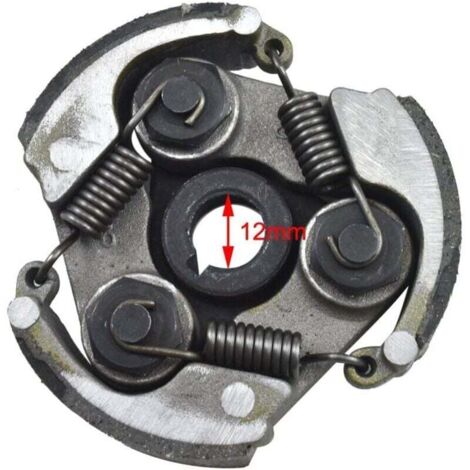 Embrayage centrifuge générique à 3 mâchoires pour 43, 47 et 49 cm3 de pocket-bike, motos de cross, mini motos, quads