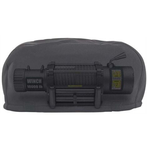 Housse de protection robuste en tissu Oxford 600D, imperméable et anti-poussière, avec cordon de serrage, housse anti-poussière résistante aux UV pour treuils électriques de 8 000 à 12 000 lb