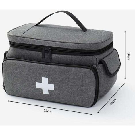Trousse De Secours Vide Étanche Grande Capacité - Sac Pharmacie Voyage Avec Bandoulière