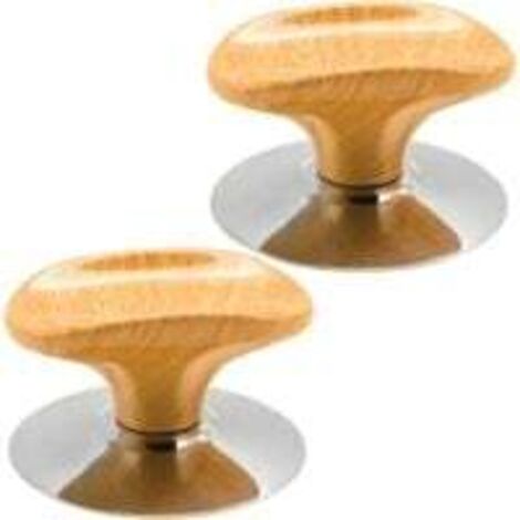 Lot De 2 Boutons De Couvercle De Casserole, Poignées De Couvercle De Casserole, Accessoires De Cuisine Résistants À Chaleur pour Mijoteuse, Poêle Casserole (1/5)