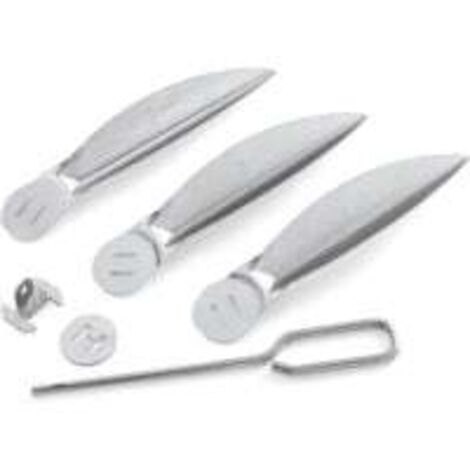 Kit de nettoyage One-Touch Weber 22-1/2" pour barbecue, argent