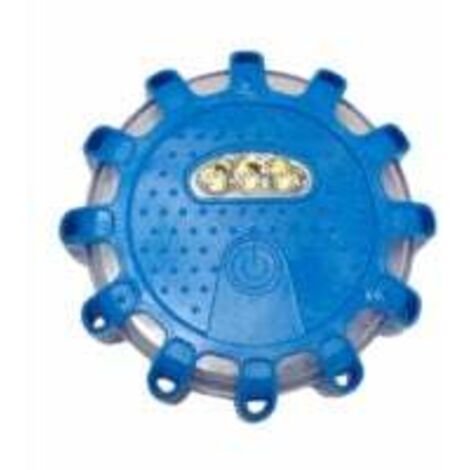 1 PCS Gyrophare LED, Girophare LED Vehicule, Éclairage de Secours Multifonction Voyant d'avertissement, avec Base magnétique, pour Les Voitures,Véhicule Remorqué,Camions,Accidents,bleu