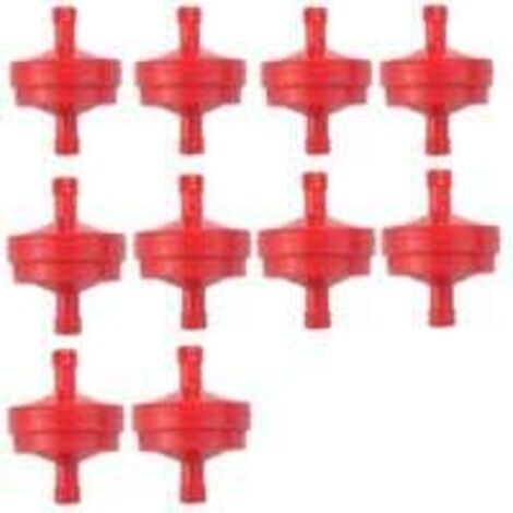 10 PCS Filtre à Carburant pour Tondeuse à Gazon Filtre Essence Tondeuse à Gazon Filtre Essence Tondeuse à Gazon Filtre à Carburant pour Briggs & Stratton 298090 298090S 1/4 "Ligne de Carburant