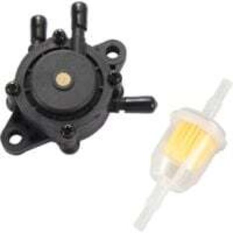 Kit de Pompe à Carburant avec Filtre, Pompe à Carburant pour Kohler 17 HP-25 HP Briggs and Stratton John Deere Honda Yamaha Petit Moteur Tondeuse à Gazon Tracteur