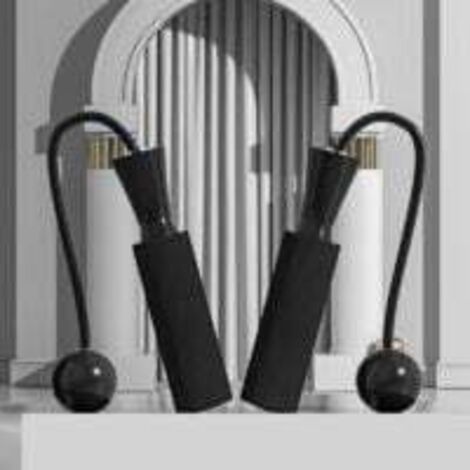 Corde à sauter sans fil avec boules lestées de 30 mm, corde de fitness réglable sans fil pour hommes, femmes, enfants, entraînement intérieur et extérieur，3cm