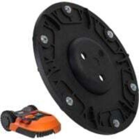 Disque de lame de rechange, réglé, spinner à 6 lames pour tondeuses à gazon robotisées WORX/Landxcape/Kress/Einhell