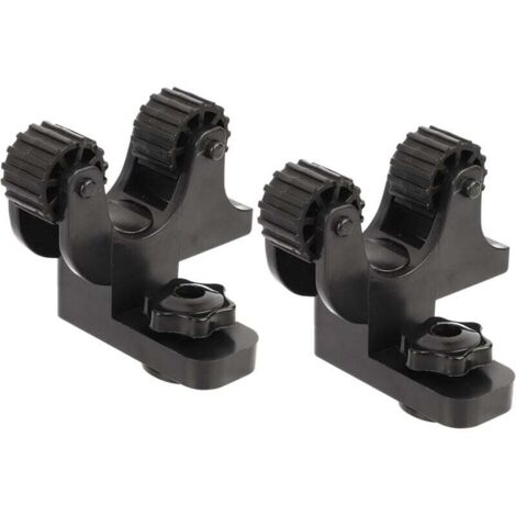 Lot de 2 supports de pagaie de kayak. accessoires de montage noir. support de rame. pagaie à maintien rapide