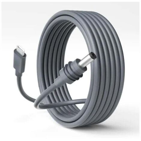 Câble d'alimentation Starlink Mini USB C vers CC 3 m 100 W Câble USB Type C vers CC pour Starlink Mini 18 AWG Câble étanche et durable Compatible avec chargeur PD 100 W+. batterie externe. alimentatio