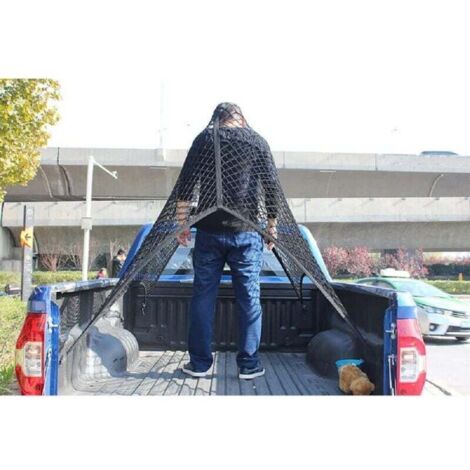 Filet de chargement pour camion. filet de chargement hautement élastique pour plate-forme de camionnette. organisateur en maille extensible simple pour le chargement quotidien des camions légers