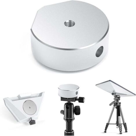 Adaptateur pour trépied Starlink Mini en alliage. support Starlink Mini. filetage 6.35 mm vers 20 mm. compatible avec les trépieds standard de 6.35 mm (1/4)