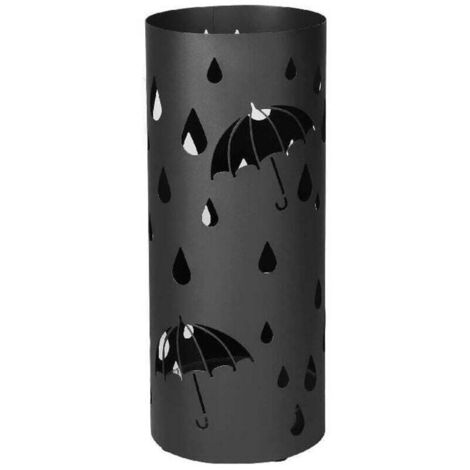 Porte-parapluie avec stockage Olive 15,5 x 15,5 x 49 cm Métal vidaXL | Leroy Merlin