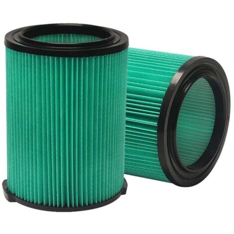 Lot de 2 filtres d'aspirateur plissés de rechange VF6000 à 5 plis. compatibles avec les aspirateurs secs et humides Ridgid Shop Vac de 5 à 20 gallons et les aspirateurs Husky de 6 à 9 gallons.