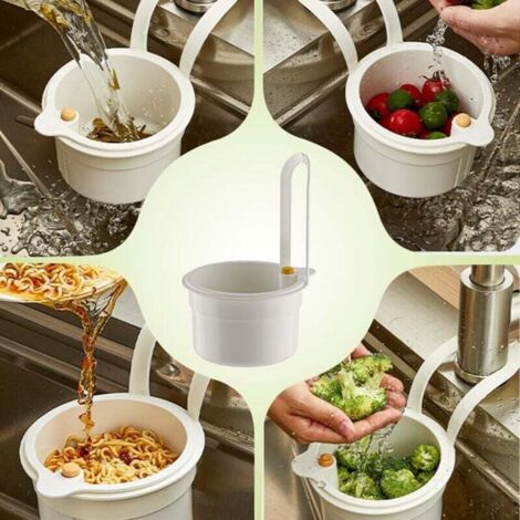 Passoire Déchets Cuisine Acier Inoxydable, Panier Évier Suspendu Pour Robinet Mini 21cm, Filtre Forme Cygne Amovible Multifonctionnelle | Leroy Merlin
