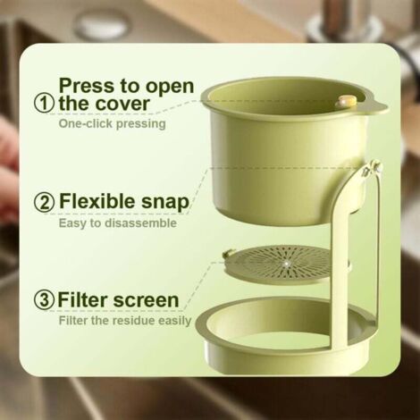 Panier Récupération Résidus Alimentaires Filtre Acier Inox Panier évier Forme Cygne Acier Inox - Passoire Multifonction égouttoir Cuisine - Anti-obstruction Evier Multifonction Passoire évier Facile Nettoyer
