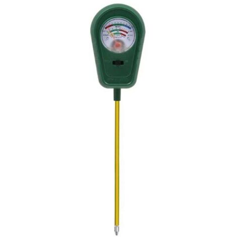 Kit d'analyse de sol 3 en 1 : humidimètre, pH-mètre, testeur de fertilité, pour jardin, pelouse, ferme, intérieur et extérieur