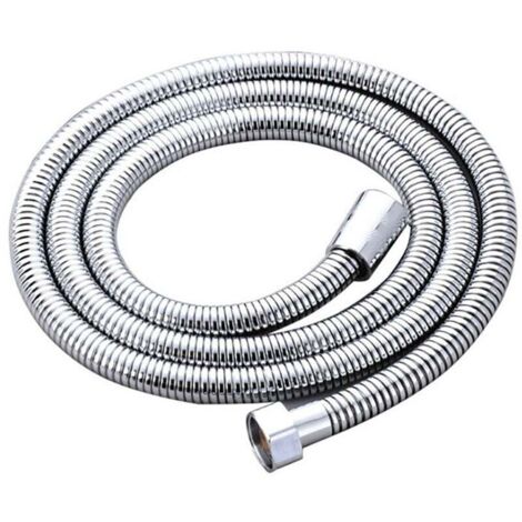 Flexible de Douche Universel - Tuyau de douche de 1,5 m (59 pouces) en acier inoxydable Anti-Torsion standard G1/2 tous les connecteurs en cuivre tuyau de douche de remplacement (1/3)