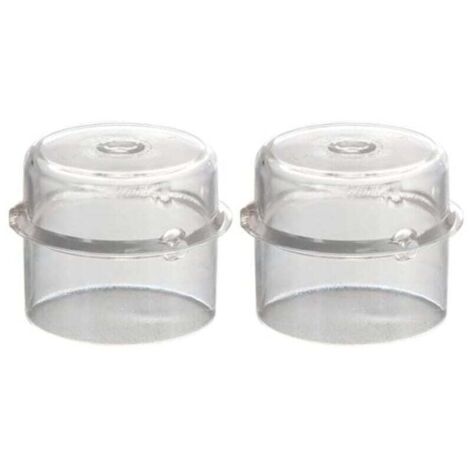Lot de 2 couvercles de tasse à mesurer de 100 ml pour robot culinaire Thermomix TM5 TM6 TM31, pièces de rechange transparentes pour mixeur