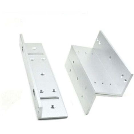 Support ZL pour serrure électromagnétique, force de maintien 280 kg, 600 lb, porte simple pour système de contrôle d'accès (support Z&L)