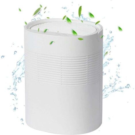 Petit déshumidificateur pour chambre à coucher, mini déshumidificateur silencieux et arrêt automatique pour sous-sol, placard, salle de bain, maison, cuisine, placard