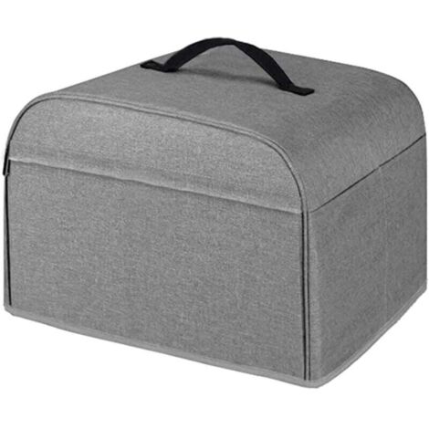300D Housse de barbecue d'intérieur lavable en machine 363425cm , Housse de Air Fryer (Totalement Fermé avec des Poignées Latérales), Gris (1/4)