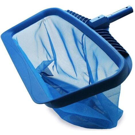 Épuisette de piscine professionnelle, outil de nettoyage robuste avec sac en maille de nylon fin et profond - Nettoyage rapide, bord de ramassage facile pour éliminer les débris (1/3)