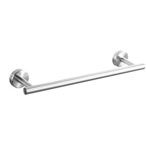 40x5,5x7 cm,Porte Serviette Salle de bain mural, barre porte serviette murale, acier inox, mat