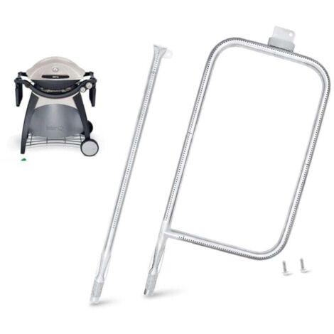 Tube Brûleur en Acier Inoxydable Convient pour WeberQ300, Q320, Q3000, Q3200 Série Gas Grill (Pièces de Rechange de 60036/65032)