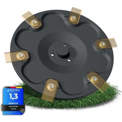 Disque de coupe à 6 lames compatible avec les tondeuses robotisées Segway Navimow i105E, i108E et i110n - Disque de coupe haut de gamme en plastique renforcé de fibre de verre avec 6 lames