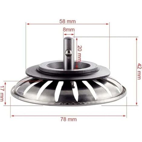 Bonde D'évier Cuisine 79 Mm Inox - Hauteur Réglable 25-71 Mm, Livré Avec 2 Joints Et 3 Broches Panier Filtre Acier Inoxydable Bonde D'évier Cuisine 79 Mm Inox - Hauteur Réglable 25-71 Mm, Livré Avec 2 Joints Et 3 Broches Panier Filtre Acier Inoxydable