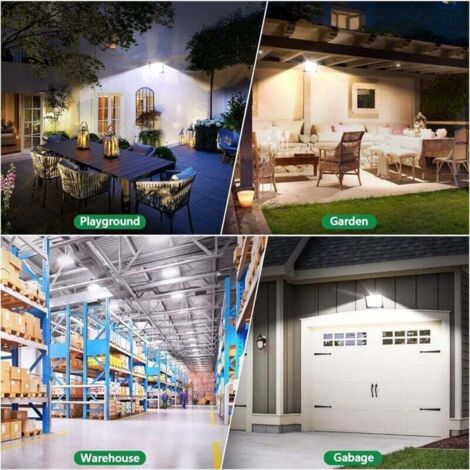 Ufo Led Lamp 150W Projecteur LED Exterieur, 6500K Blanc Froid UFO Spot High Bay Lumière D 'entrepôt, IP65 Étanche Eclairage Atelier Led Industriel Pour Garage,Usine, Atelier,Parkings,Gymnas High Bay Led