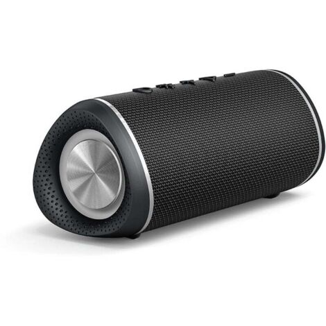 Enceinte Bluetooth Portable, 16W Haut Parleur Puissant Lumineuse, Bluetooth 5.3, Support 128Go TF Carte, Autonomie 10H avec Port AUX, pour Soirées, Randonnées, Voyage