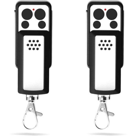 Telecommande Universelle PortailLot de 2 Télécommandes de Portail 433,92 MHz – Compatible avec 114253, OLD 104250, RED 104257, 104251, 104350 – 4 Canaux, Code Tournant, Design à Glissière – Piles Incl (1/4)