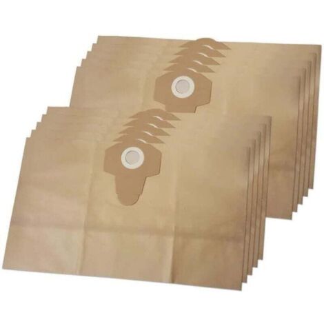 Lot de 10 sacs à poussière grande capacité 30 L pour aspirateur PARKSIDE LIDL PNTS (1/4)