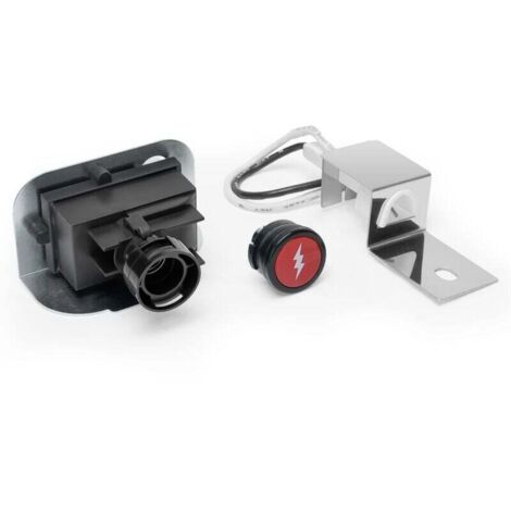 Kit D'allumage électronique de Rechange pour Weber Q120 Q220 Barbecue à Gaz, Remplace Les Numéros de Pièce pour Weber 80475, Noir
