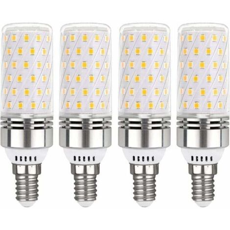 Ampoule E14 LED 12W Blanc Froid 6000K, 1450LM, Équivalent Halogène E14 100W, 360° Lumiere, AC 220V, Ampoule E14 LED pour Éclairage Intérieur, non-dimmable, lot de 4 (1/4)