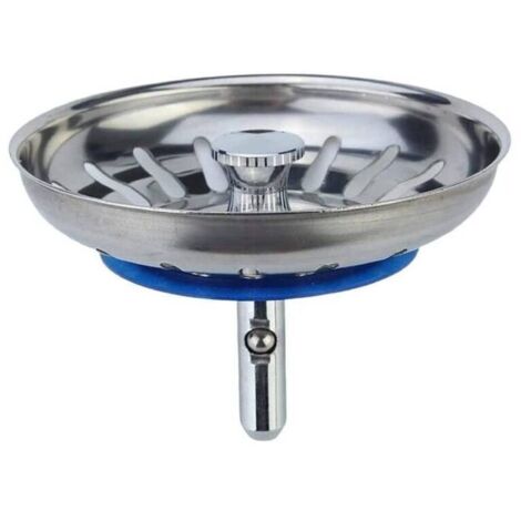 Évier universel 80 mm - panier de vidange bouchon de vidange inox bouchon d'évier crépine d'évier - bouchon de vidange évier de cuisine bouchon de vidange évier de cuisine - inox