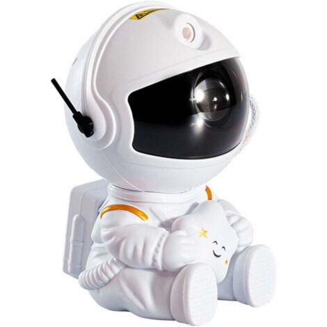 Astronaute Projecteur Galaxie, LED Projecteur Ciel Etoile assis/debout, Télécommande & Minuterie, Décoration des Chambres Projecteur, Veilleuse, Rotation à 360° Galaxie Plafond Adultes et Enfants