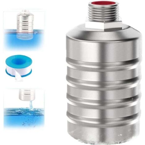 Water Valve,304 Stainless Steel Completely Automatic Water Level Control Floating Valve Floating Valve/Modèle ondulé intérieur 4 points (arrivée d'eau supérieure) (1/4)