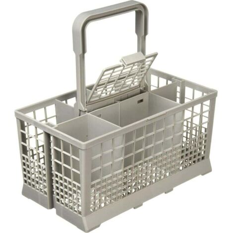 Panier à couverts universel pour lave-vaisselle Bosch/Hotpoint/Neff/Siemens/Smeg Gris 68-BS-01 (1/4)
