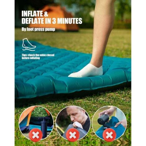 Matelas De Camping Auto-Gonflant Bewinner - Coussin Confortable Et Portable Pour Extérieur Et Intérieur