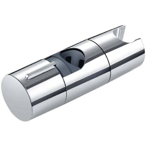 Support de pommeau de douche, réglable, 18-25 mm, universel, adapté aux barres de douche, aucun perçage requis, pivotant, adapté au remplacement de la salle de bain, argent