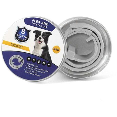Collier pour Chien Anti-Insectes, réglable pour Grands, Moyens et Petits Animaux de Compagnie（39） (1/4)