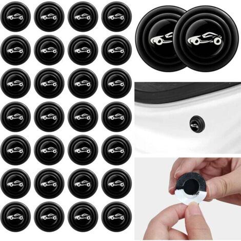 Lot de 30 films protecteurs universels pour portières de voiture, en PVC, absorbant les chocs, autocollants pour portières, antichoc