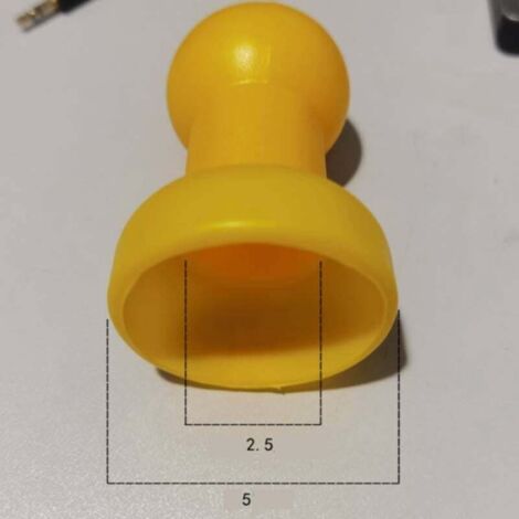 MAGICLULU Lot De 10 Embouts De Poteau Pour Trampoline – Plastique Noir, Diamètre 25 Mm, Fixation Et Réparation De Filet De Sécurité