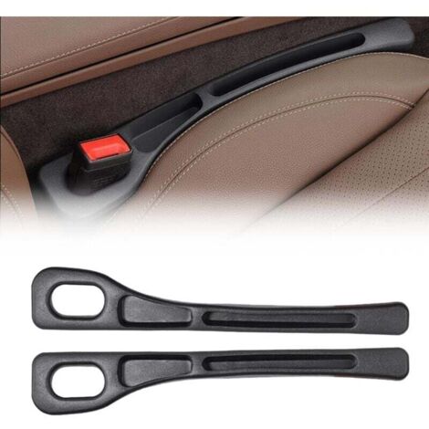 Organiseur de siège auto - Boîte de rangement universelle pour voiture, accessoires pour clés, téléphones, portefeuilles - Design ergonomique et antidérapant (Noir)